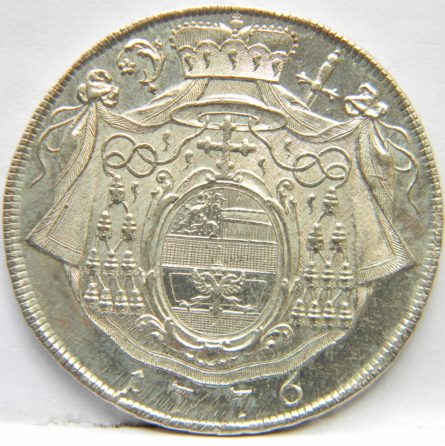ALZBURG Austrian states 1776 Hieronymous silver Taler