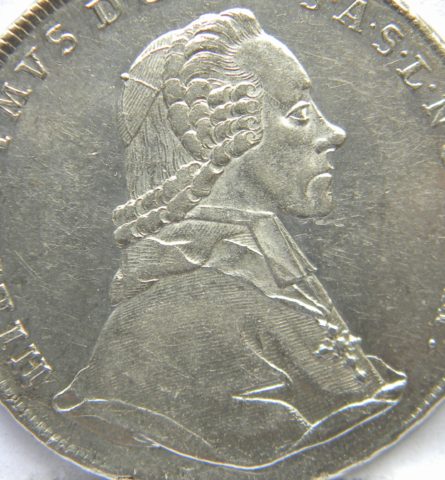 SALZBURG, Austrian states large 1776M Hieronymous TALER silver Thaler; rare AU - Image 5