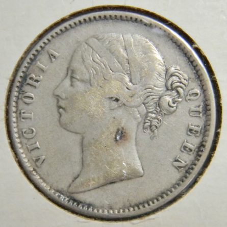 British East India Company 1840 silver Rupee VF