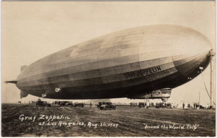 LZ127 Graf Zeppelin-1929 LI landing