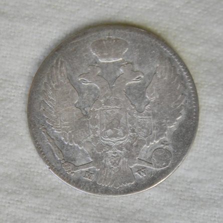 Poland Russia 1839 silver 30 Kopeks 2 Zlote Severin 3294