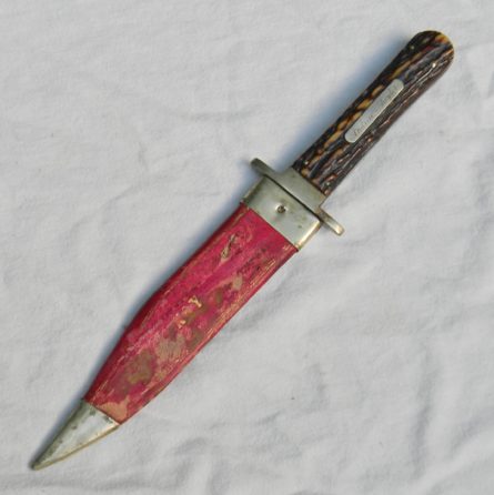 ALEXANDER SHEFFIELD FOR SELF DEFENCE Civil War era Bowie Knife