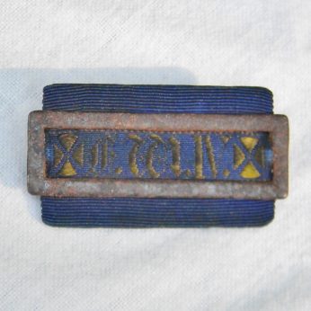 GERMANY Prussia 1840-1861 Ordensschnalle ribbon bar GOOD CONDUCT pin