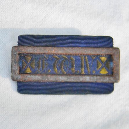 GERMANY Prussia 1840-1861 Ordensschnalle ribbon bar GOOD CONDUCT pin