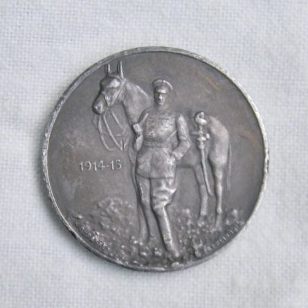 GERMANY Prince Wilhelm WW1 Kronprinz Hussar cavalry 1915 silver medal