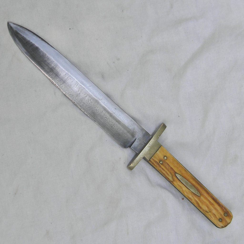 Antique JOSEPH RODGERS SONS Sheffield spear point blade Bowie knife