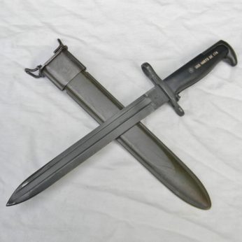 WW2 American 1942 UC Utica M1 bayonet USS Marts