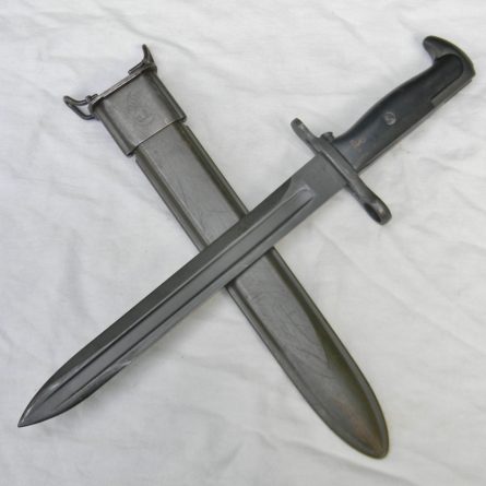 WW2 American 1942 UC Utica M1 bayonet USS Marts