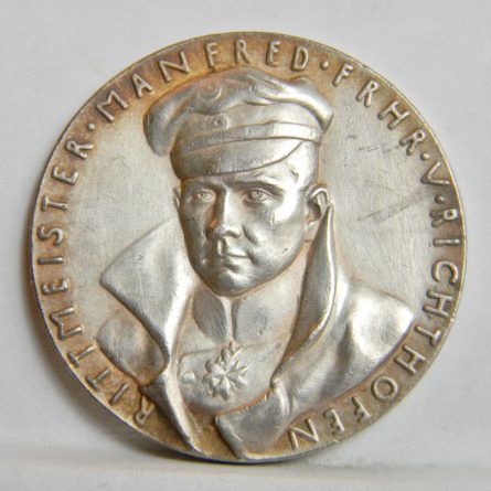 KARL GOETZ 1918 Manfred Richthofen Red Baron K-288 silver medal