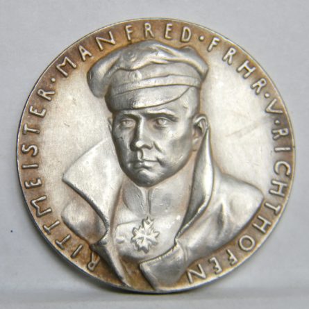 KARL GOETZ 1918 Manfred Richthofen Red Baron K-288 silver medal