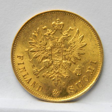 Finland gold 1881 10 Markkaa