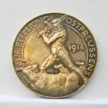 Germany WW1 1914 Hindenburg silver medal