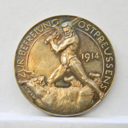 Germany WW1 1914 Hindenburg silver medal