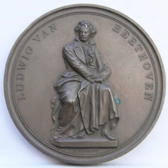 Austria 1880 Ludwig Beethoven bronze medal