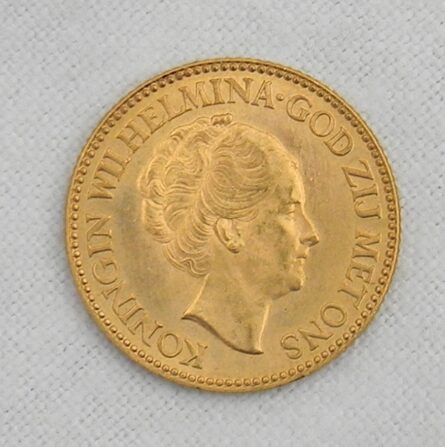 Netherlands 1933 gold 10 Gulden