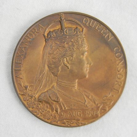 GB Edward VII 1902 bronze Coronation medal