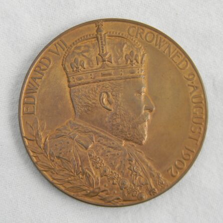 GB Edward VII 1902 bronze Coronation medal