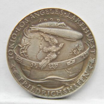 Germany Karl Goetz 1929 Graf Zeppelin silver medal