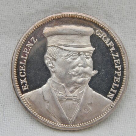 Germany 1908 airship silver medal