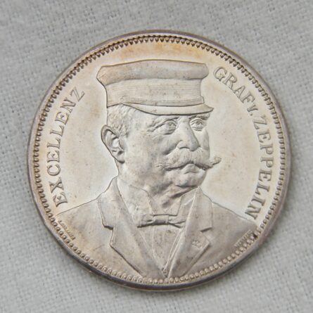 Germany 1908 airship silver medal