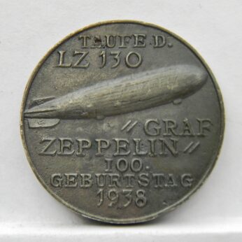 Details about   German Karl Goetz Medal Medallion coin Graf Zeppelin airship christening 1928 