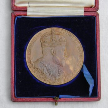 GB Edward VII 1902 bronze Coronation medal