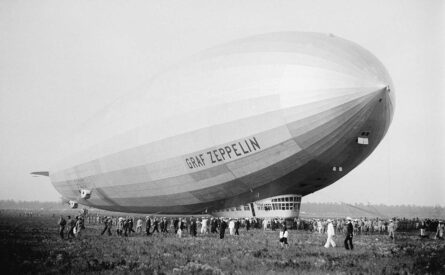 LZ127 Graf Zeppelin on LI, NY in 1929