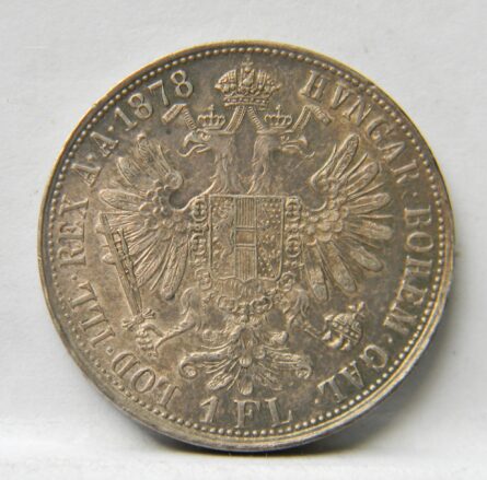 Austria 1878 silver Florin