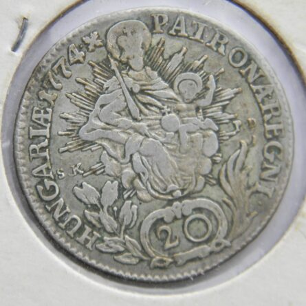 Austria 1774B silver 20 Krajczar