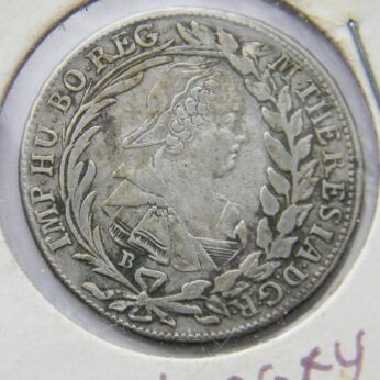 Austria 1774B silver 20 Krajczar