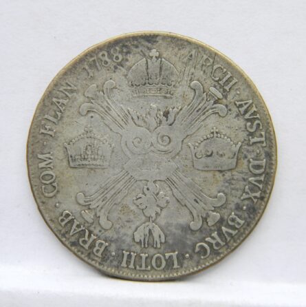 Austria 1788A silver Austrian Netherlands 1/2 Kronenthaler