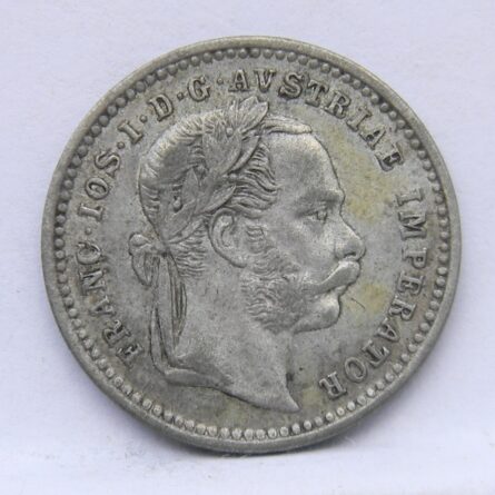 Austria 1872 silver 10 Kreuzer