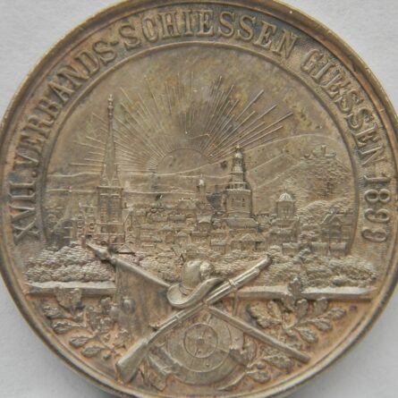 Germany Hesse-Darmstadt 1899 silver shooting medal