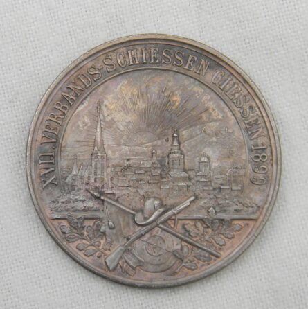 Germany Hesse-Darmstadt 1899 silver shooting medal