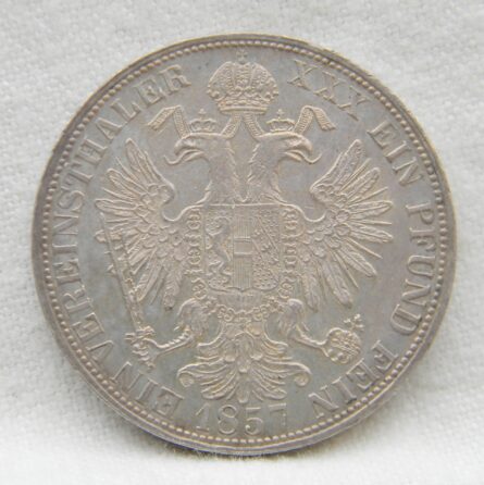 Austria 1857A silver Thaler/Taler