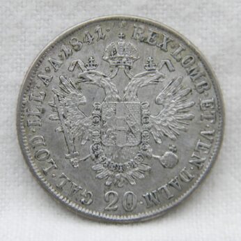 Austria 1841A silver 20 Kreuzer