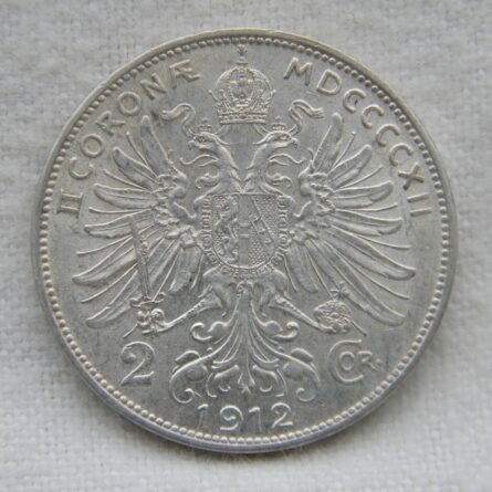 Austria 1912 silver 2 Corona