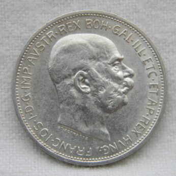 Austria 1912 silver 2 Corona