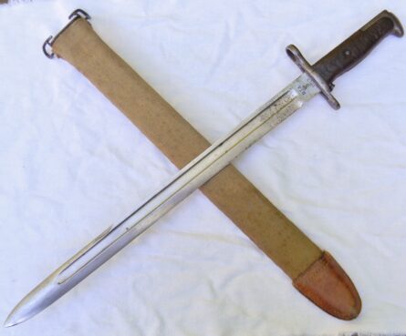 US RIA M1905 1912 bayonet M10 scabbard