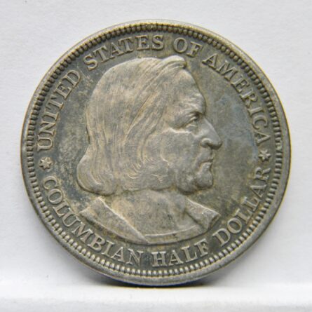 USA 1893 silver Columbus Half Dollar