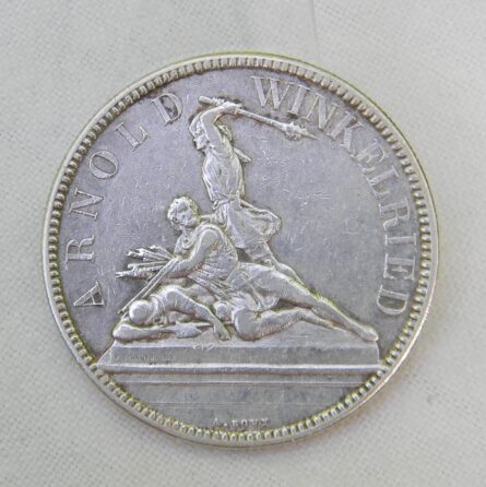 Swiss Nidwalden 1861 silver Shooting Taler