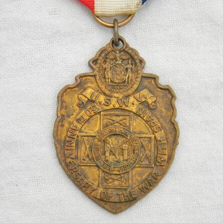 Spanish-American War 50th Anniversary veterans badge