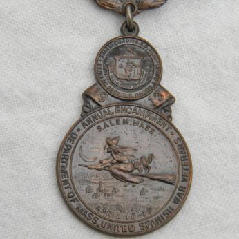 Spanish-American War Veterans badge 1913 Salem MA