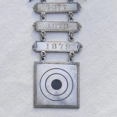 New York National Guard regimental Rifle Marksman silver badge