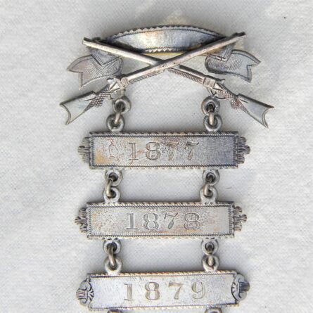 New York National Guard regimental Rifle Marksman silver badge