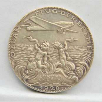 Germany Karl Goetz 1928 Europe-America flight silver medal