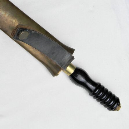 WW2 era British Royal Navy diving knife manufactured by Siebe Gorman, original brass scabbard - Image 5