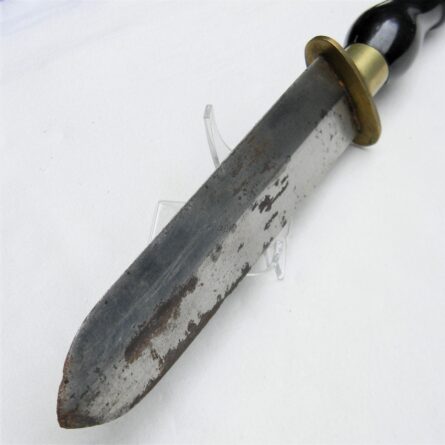 WW2 era British Royal Navy diving knife manufactured by Siebe Gorman, original brass scabbard - Image 14