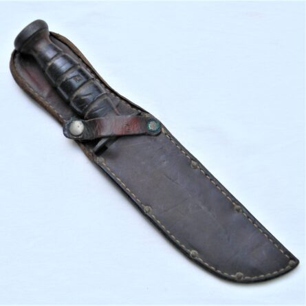 WW2 KA-BAR Parkerized Commando fighting knife