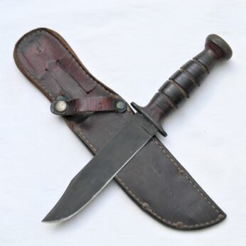 WW2 KA-BAR Parkerized Commando fighting knife